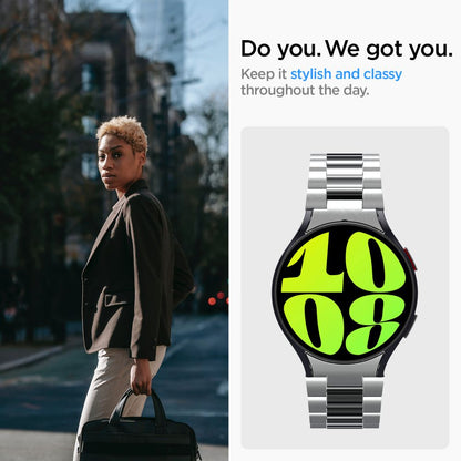 Spigen Modern Fit reim til Samsung Galaxy Watch6 44mm, Sølv