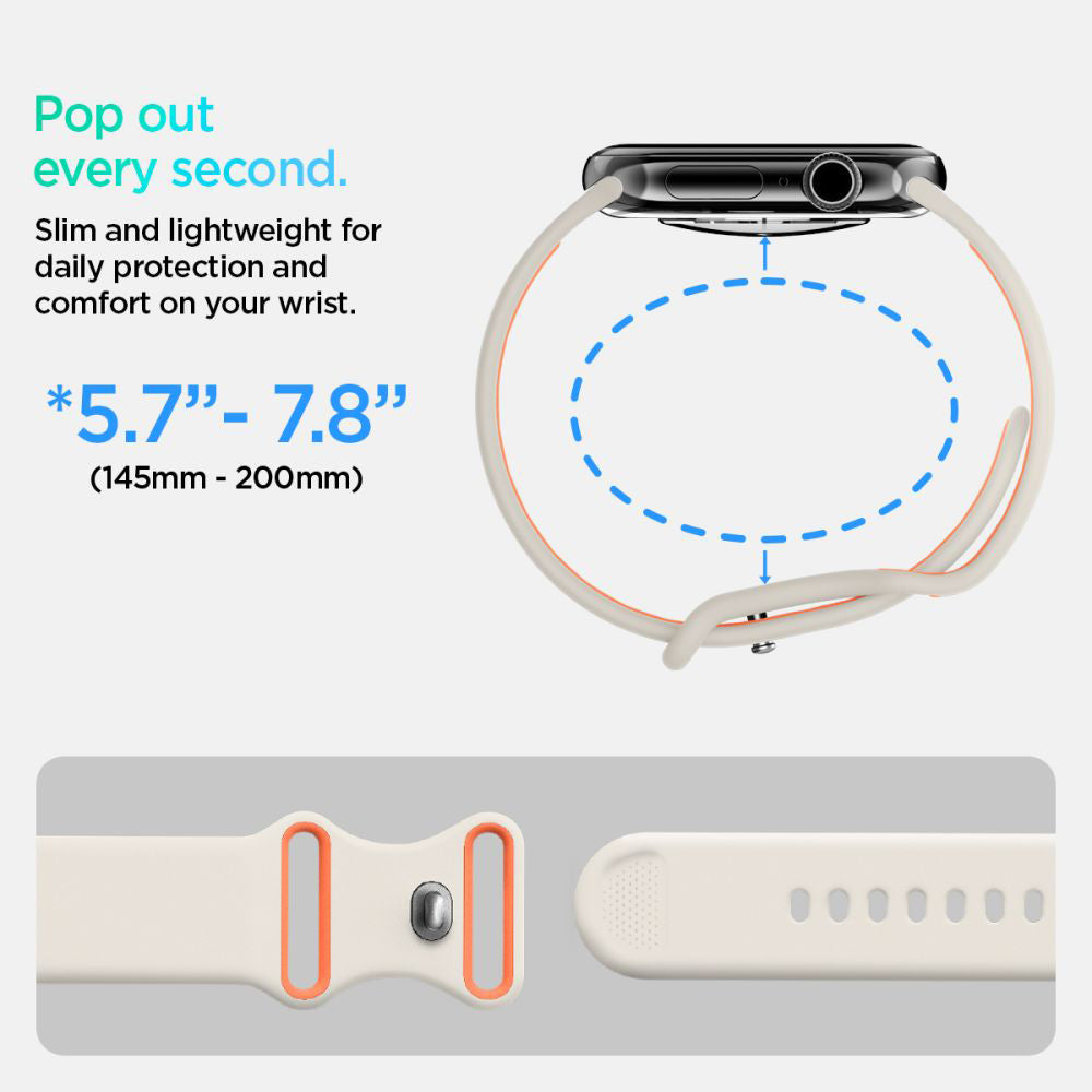 Spigen Nano Pop reim for Apple Watch 42mm / 41mm / 40mm / 38mm Series, Beige