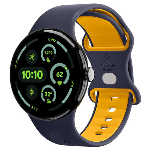 Spigen Nano Pop rem for Google Pixel Watch 45mm-serien, Marineblå AMP09490