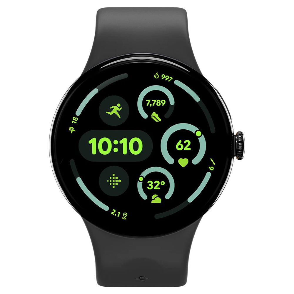 Spigen Nano Pop rem for Google Pixel Watch 45mm-serien, svart AMP09491
