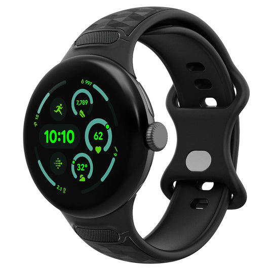 Spigen Parallax rem for Google Pixel Watch 45mm-serien, matt svart AMP10192
