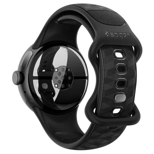 Spigen Parallax rem for Google Pixel Watch 45mm-serien, matt svart AMP10192
