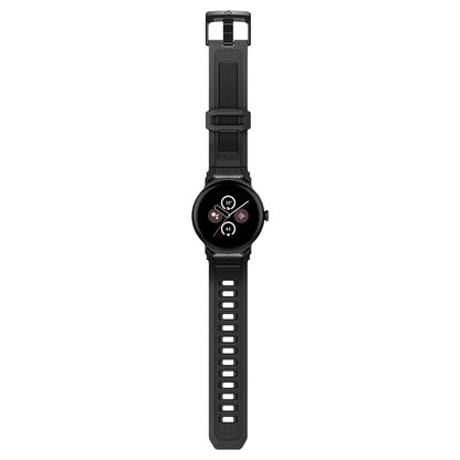 Spigen Rugged rem for Google Pixel Watch 41mm-serien, svart AMP07556