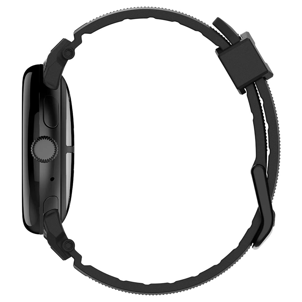 Spigen Rugged rem for Google Pixel Watch 45mm-serien, svart AMP07600