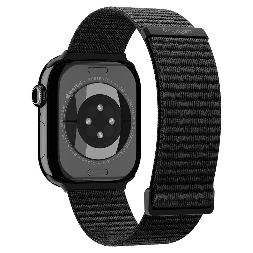 Spigen WBF01 rem for Apple Watch 49mm / 46mm / 45mm / 44mm-serien, svart AMP11833