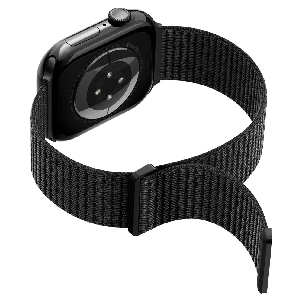 Spigen WBF01 rem for Apple Watch 49mm / 46mm / 45mm / 44mm-serien, svart AMP11833