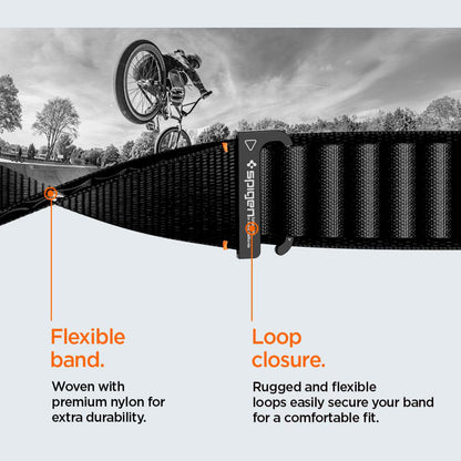 Spigen WBF1 reim for Apple Watch 49mm / 46mm / 45mm / 44mm Series, Svart