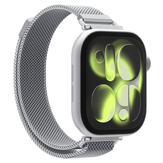 Spigen WBM4 rem for Apple Watch 42mm / 41mm / 40mm-serien, sølv AMP10498