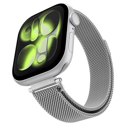 Spigen WBM4 rem for Apple Watch 42mm / 41mm / 40mm-serien, sølv AMP10498