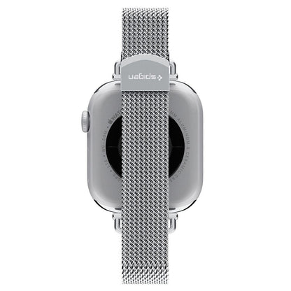 Spigen WBM4 rem for Apple Watch 42mm / 41mm / 40mm-serien, sølv AMP10498