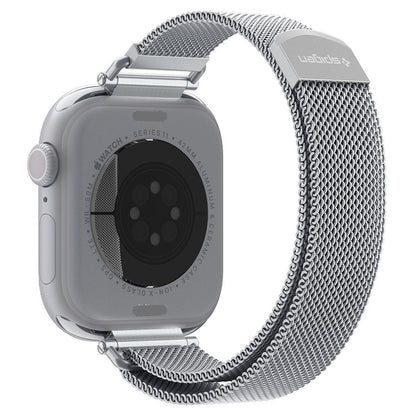 Spigen WBM4 rem for Apple Watch 42mm / 41mm / 40mm-serien, sølv AMP10498