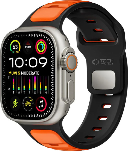 Tech-Protect Iconband Line reim for Apple Watch 49mm / 46mm / 45mm / 44mm Series, Oransje