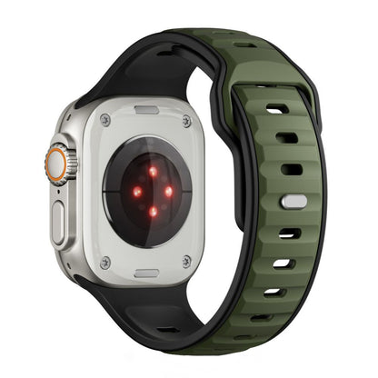 Tech-Protect Iconband Line reim til Apple Watch 49mm / 46mm / 45mm / 44mm Series, Grønn