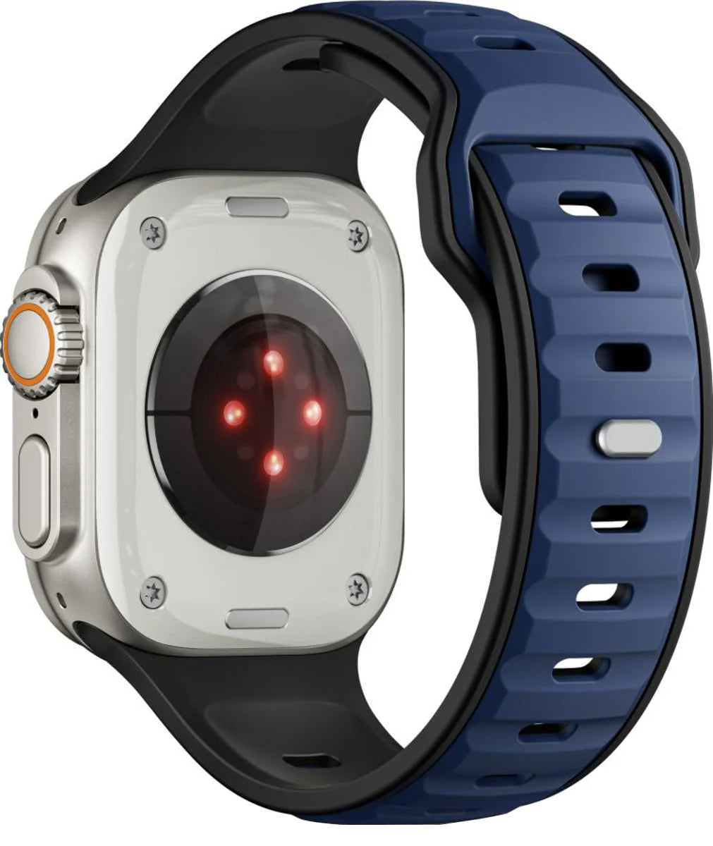 Tech-Protect Iconband Line reim for Apple Watch 49mm / 46mm / 45mm / 44mm Series, Marineblå