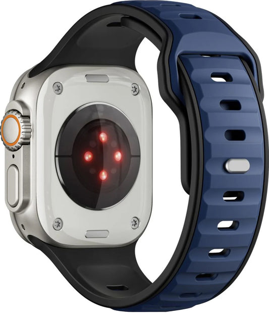 Tech-Protect Iconband Line reim for Apple Watch 49mm / 46mm / 45mm / 44mm Series, Marineblå