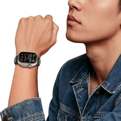 Tech-Protect Iconband Line reim til Apple Watch 49mm / 46mm / 45mm / 44mm Series, Grønn