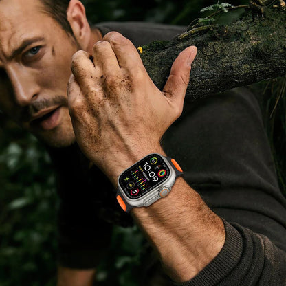 Tech-Protect Iconband Line reim til Apple Watch 49mm / 46mm / 45mm / 44mm Series, Grønn