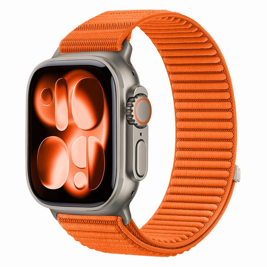 Tech-Protect NylonLoop-rem for Apple Watch 49 mm / 46 mm / 45 mm / 44 mm-serien, oransje