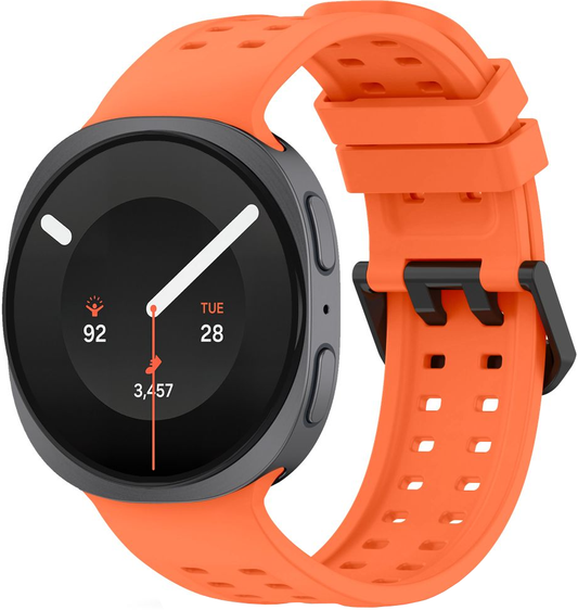 Tech-Protect Silicone Air-rem for Samsung Galaxy Watch9 / Watch8 / Watch8 Classic-serien, Oransje