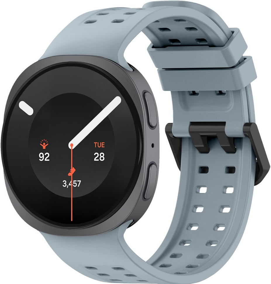 Tech-Protect Silicone Air-rem for Samsung Galaxy Watch9 / Watch8 / Watch8 Classic-serien, grå