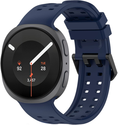 Tech-Protect Silicone Air-rem for Samsung Galaxy Watch9 / Watch8 / Watch8 Classic Series, Marineblå
