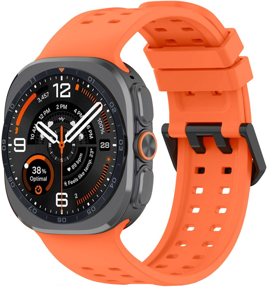 Tech-Protect Silicone Air-rem for Samsung Galaxy Watch Ultra Series, Oransje