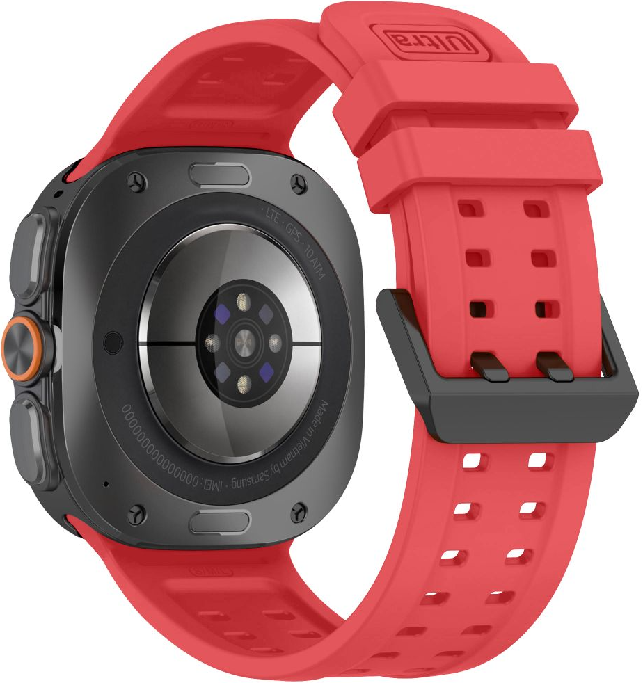 Tech-Protect Silicone Air-rem for Samsung Galaxy Watch9 / Watch8 / Watch8 Classic-serien, Rød