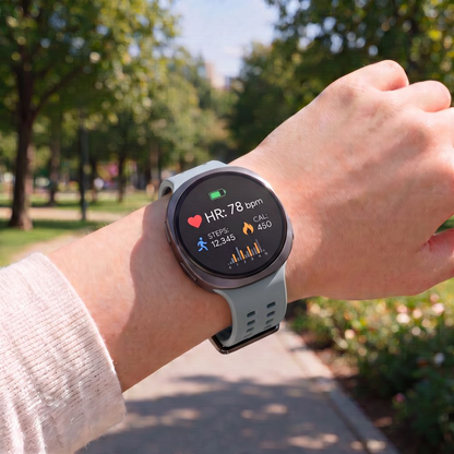 Tech-Protect Silicone Air-rem for Samsung Galaxy Watch9 / Watch8 / Watch8 Classic-serien, grå