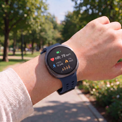 Tech-Protect Silicone Air-rem for Samsung Galaxy Watch9 / Watch8 / Watch8 Classic Series, Marineblå