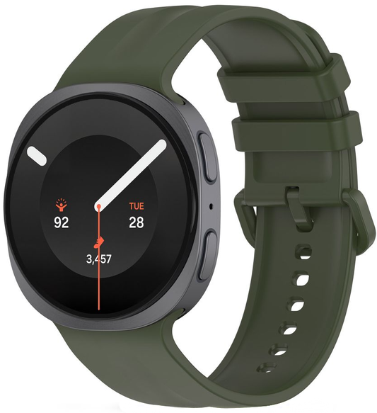 Tech-Protect Silicone Evo rem for Samsung Galaxy Watch9 / Watch8 / Watch8 Classic-serien, grønn