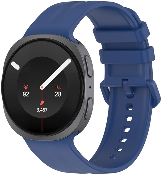 Tech-Protect Silicone Evo rem for Samsung Galaxy Watch9 / Watch8 / Watch8 Classic-serien, marineblå