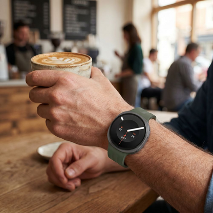 Tech-Protect Silicone Evo rem for Samsung Galaxy Watch9 / Watch8 / Watch8 Classic-serien, grønn
