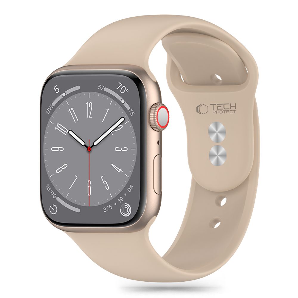 Tech-Protect Silicone reim for Apple Watch 41mm / 40mm / 38mm Series, Beige