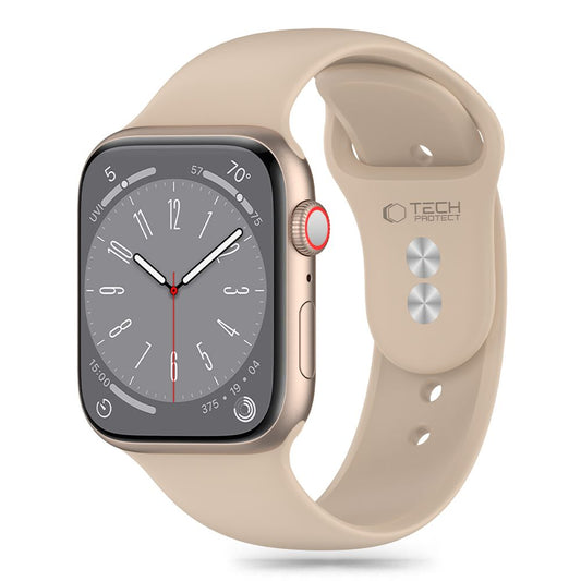 Tech-Protect Silicone reim for Apple Watch 41mm / 40mm / 38mm Series, Beige