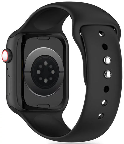 Tech-Protect Silicone-reim for Apple Watch 42mm / 41mm / 40mm Series, Svart