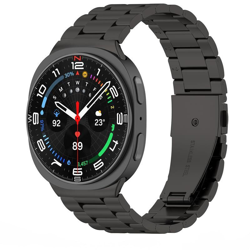 Tech-Protect Stainless reim til Samsung Galaxy Watch8 / Watch8 Classic Series, Svart