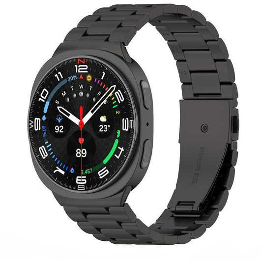Tech-Protect Stainless reim til Samsung Galaxy Watch8 / Watch8 Classic Series, Svart