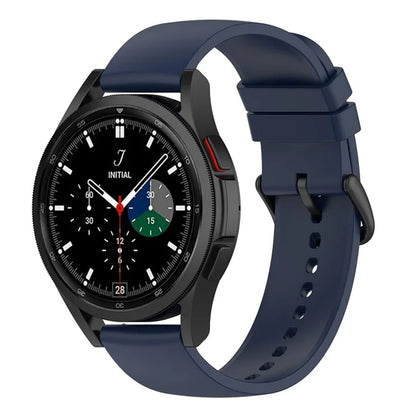 Techsuit W001 reim for Samsung Galaxy Watch / Huawei Watch Series, 20mm, Mørkeblå