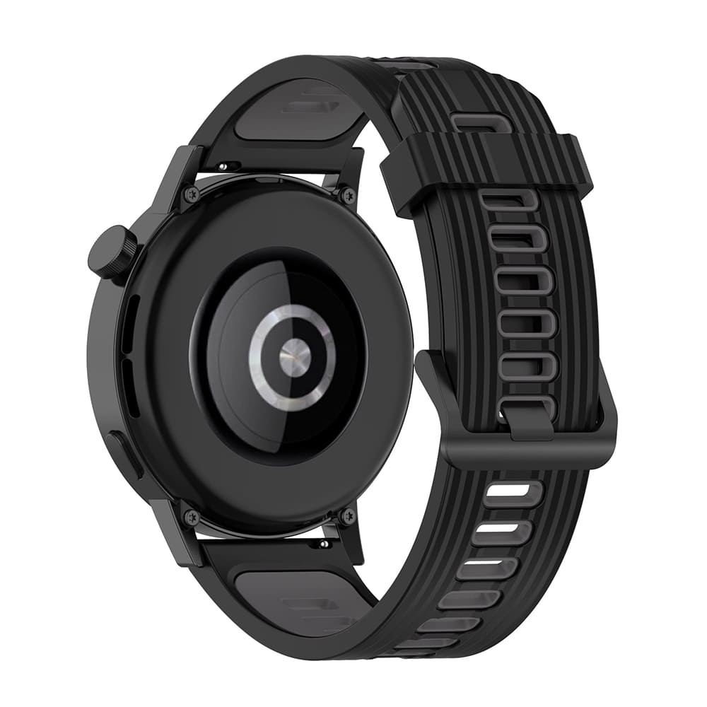 Techsuit W002 reim for Samsung Galaxy Watch / Huawei Watch Series, 20mm, Svart
