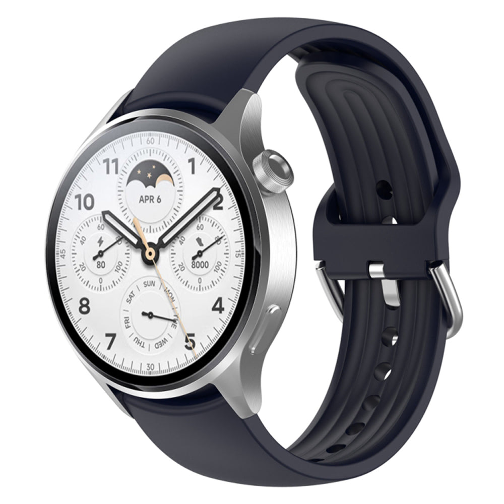 Techsuit W003 reim for Huawei Watch / Xiaomi Watch Series, 22mm, Marineblå