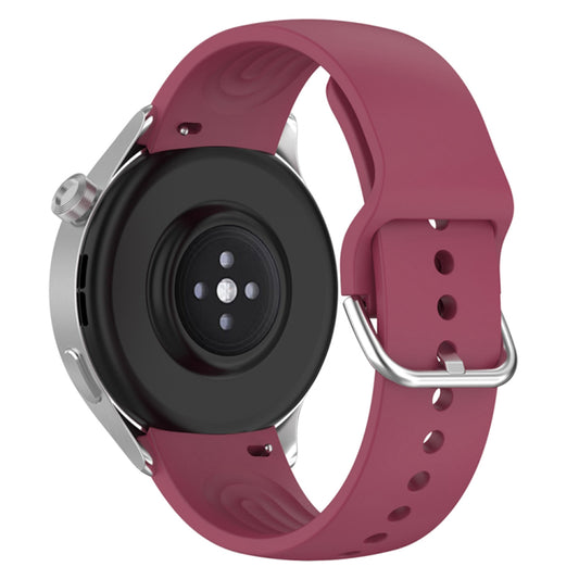 Techsuit W003 reim for Huawei Watch / Xiaomi Watch Series, 22mm, Mørkerød