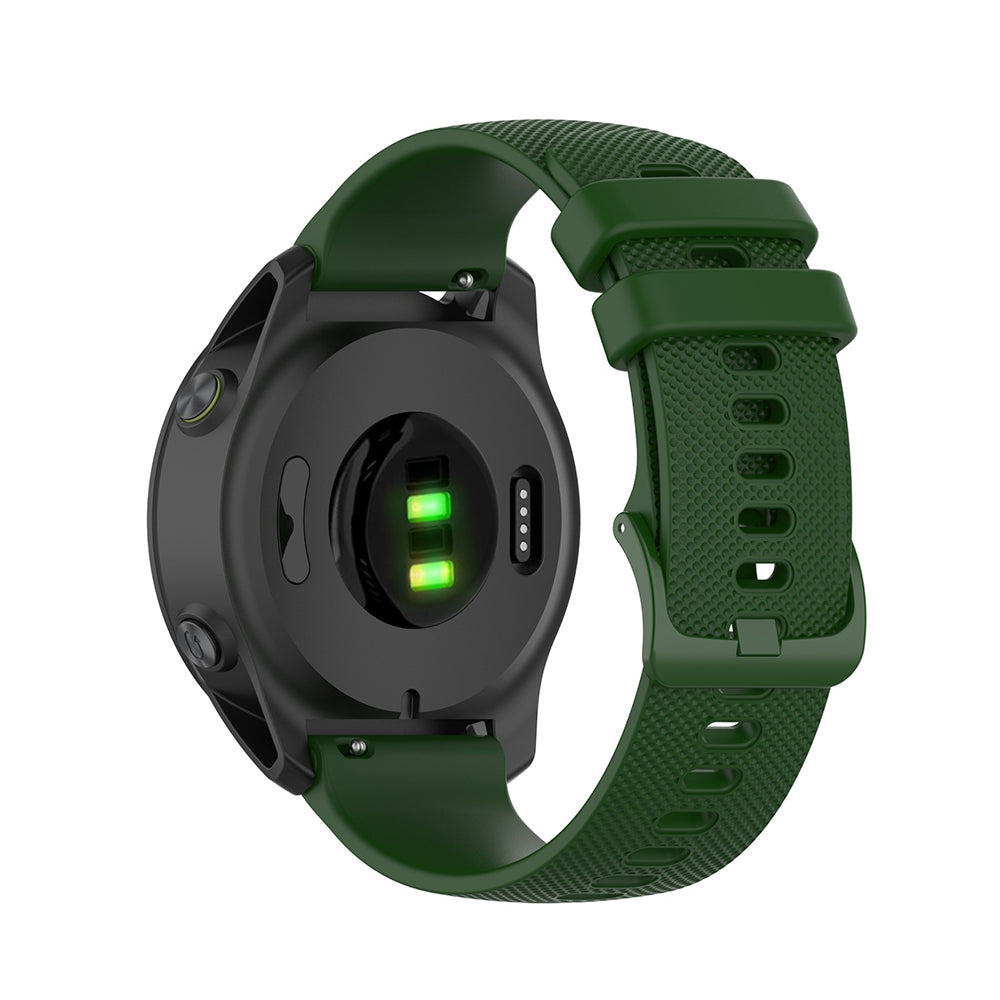 Techsuit W006 reim for Samsung Galaxy Watch / Huawei Watch Series, 20mm, Grønn