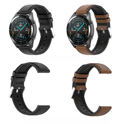 Techsuit W007 reim for Samsung Galaxy Watch / Huawei Watch Series, 20mm, Svart