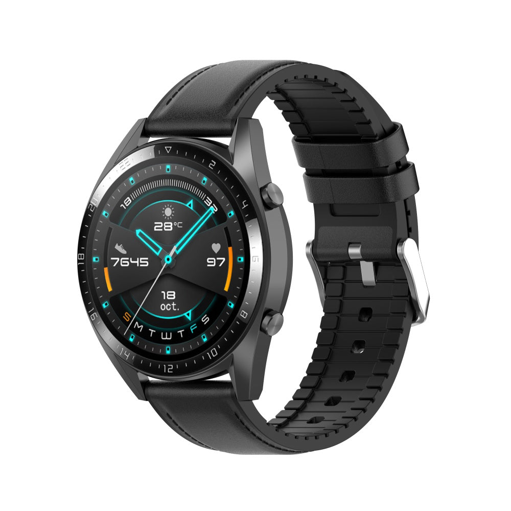 Techsuit W007 reim for Samsung Galaxy Watch / Huawei Watch Series, 22mm, Svart