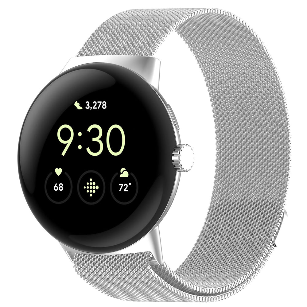 Techsuit W009 reim for Google Pixel Watch 4 45mm, Sølv