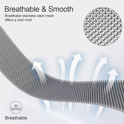 Techsuit W009 reim for Samsung Galaxy Watch / Huawei Watch Series, 22mm, Sølv