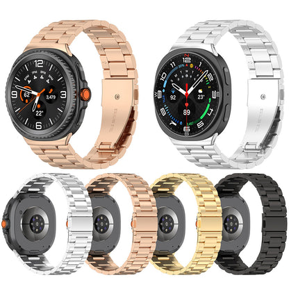 Techsuit W010 reim for Samsung Galaxy Watch 8 Classic / Watch8 44mm / Watch 8 40mm, Svart