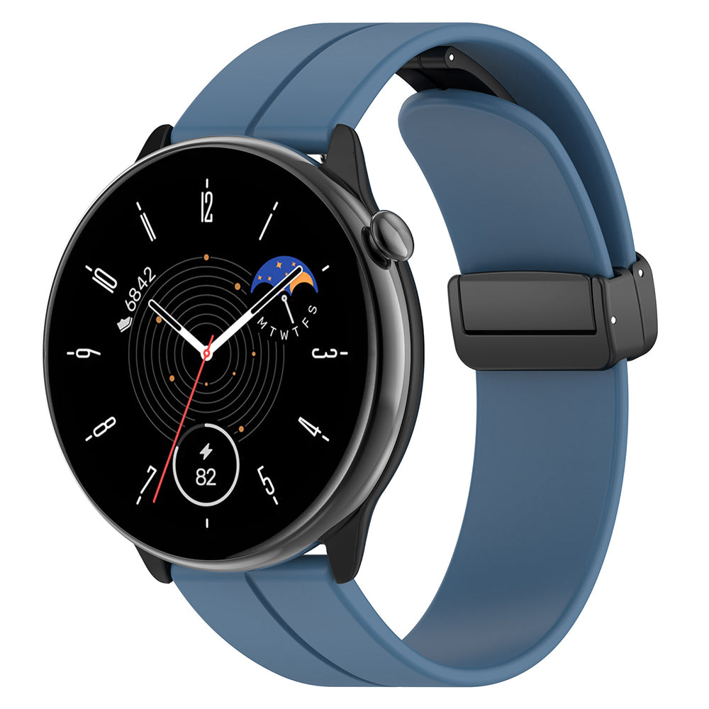 Techsuit W011 reim for Huawei Watch / Garmin Watch Series, 18mm, Blå