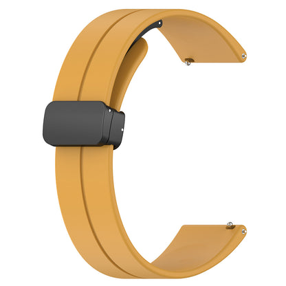 Techsuit W011 reim for Huawei Watch / Garmin Watch Series, 18mm, Gul