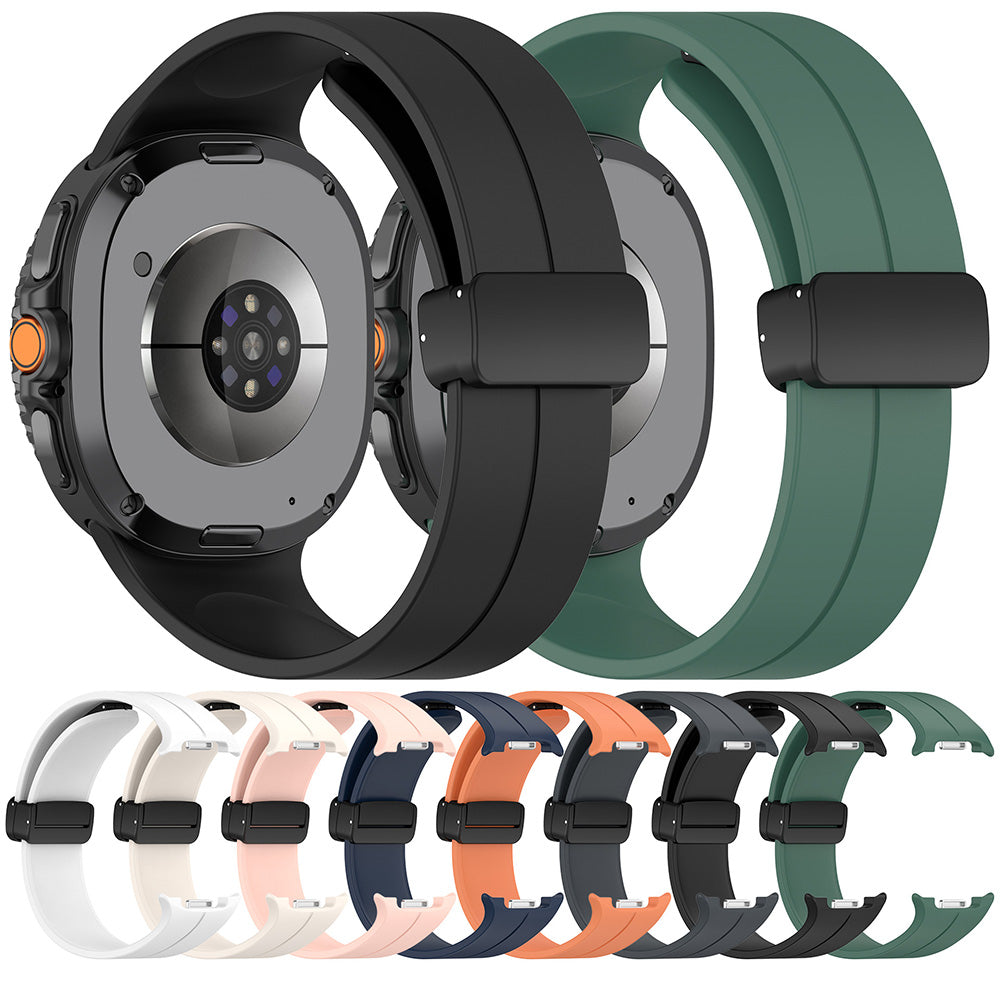 Techsuit W011 reim for Samsung Galaxy Watch 8 Classic / Watch8 44mm / Watch 8 40mm, Marineblå